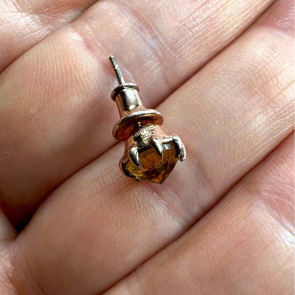 Katie Rowland rose gold & citrine studs - Picture 6 of 8